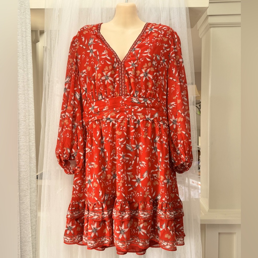 Cute Boho Floral Dress